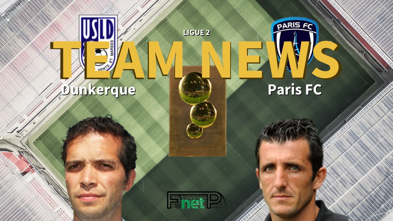 Ligue 2 News: USL Dunkerque vs Paris FC Confirmed Line-ups