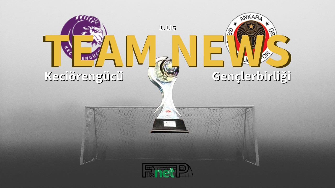 1. Lig News: Keciörengücü vs Gençlerbirliği Confirmed Line-ups