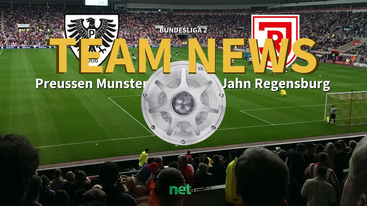 Bundesliga 2 News: Preussen Münster vs Regensburg Confirmed Line-ups