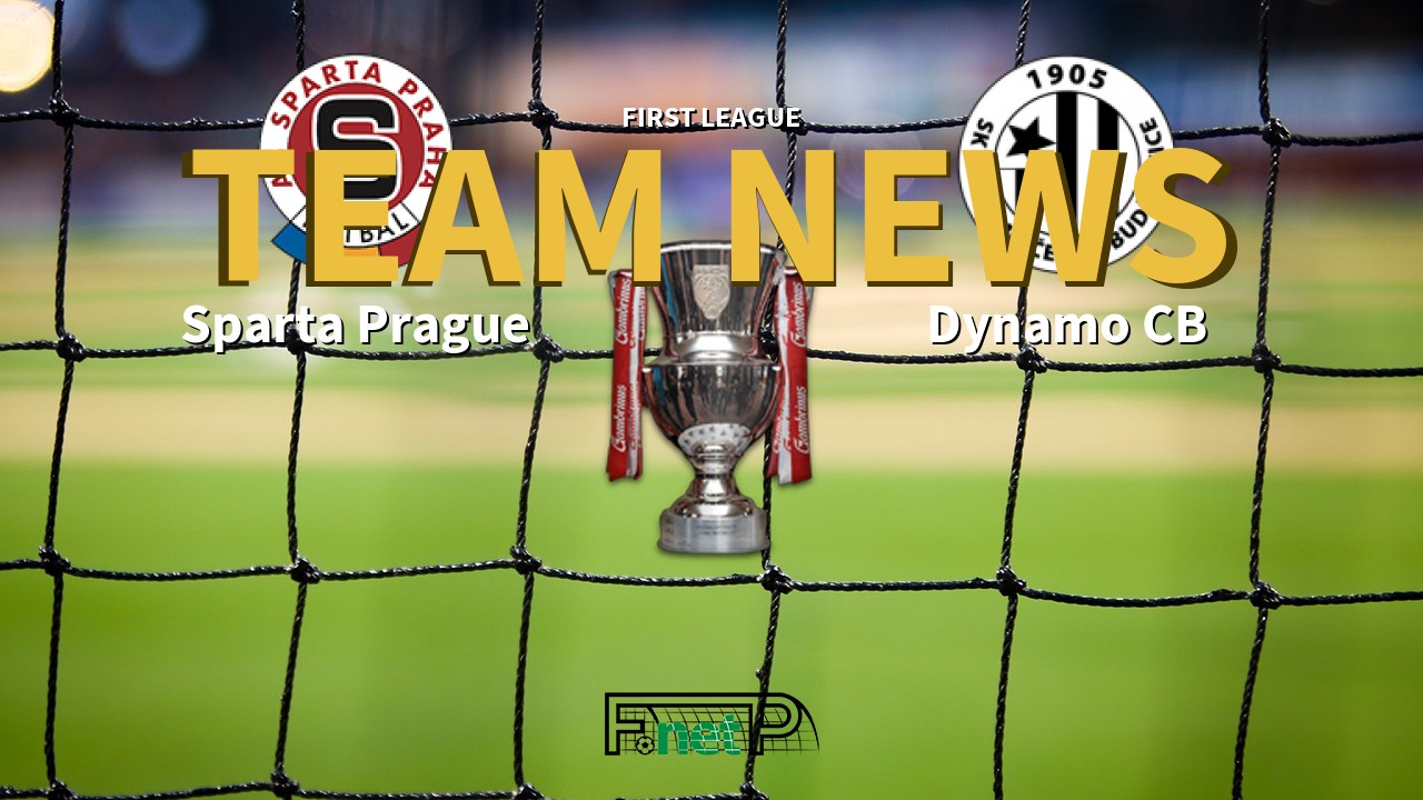 First League News: Sparta Prague vs Dynamo České Budějovice Confirmed Line-ups