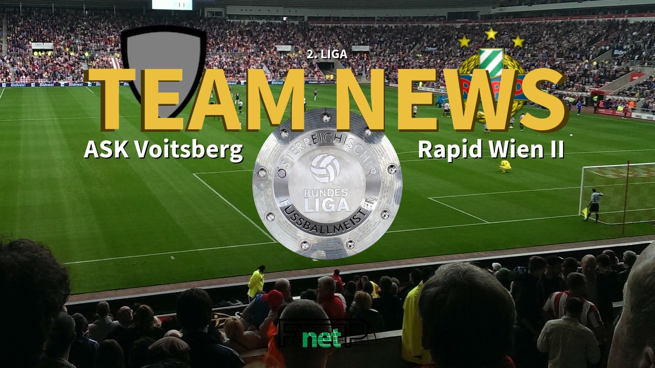 2. Liga News: ASK Voitsberg vs Rapid Vienna II Confirmed Line-ups