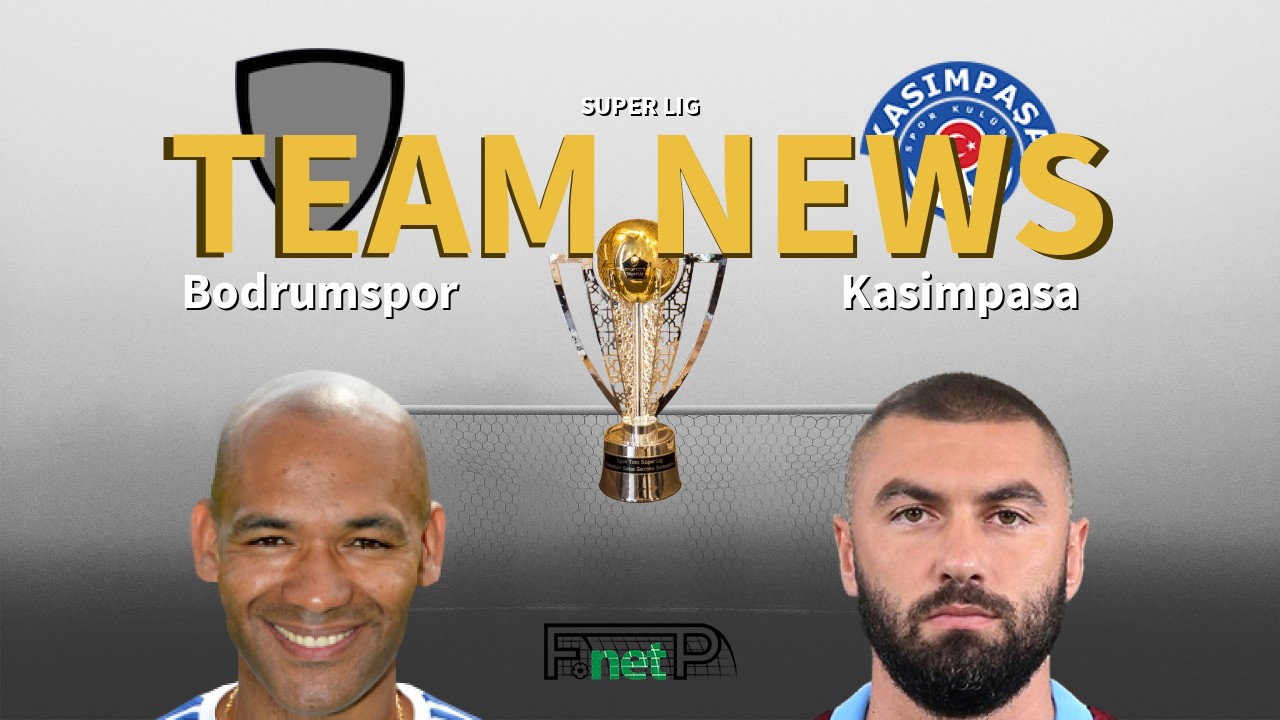 Super Lig News: Bodrumspor vs Kasimpasa Confirmed Line-ups