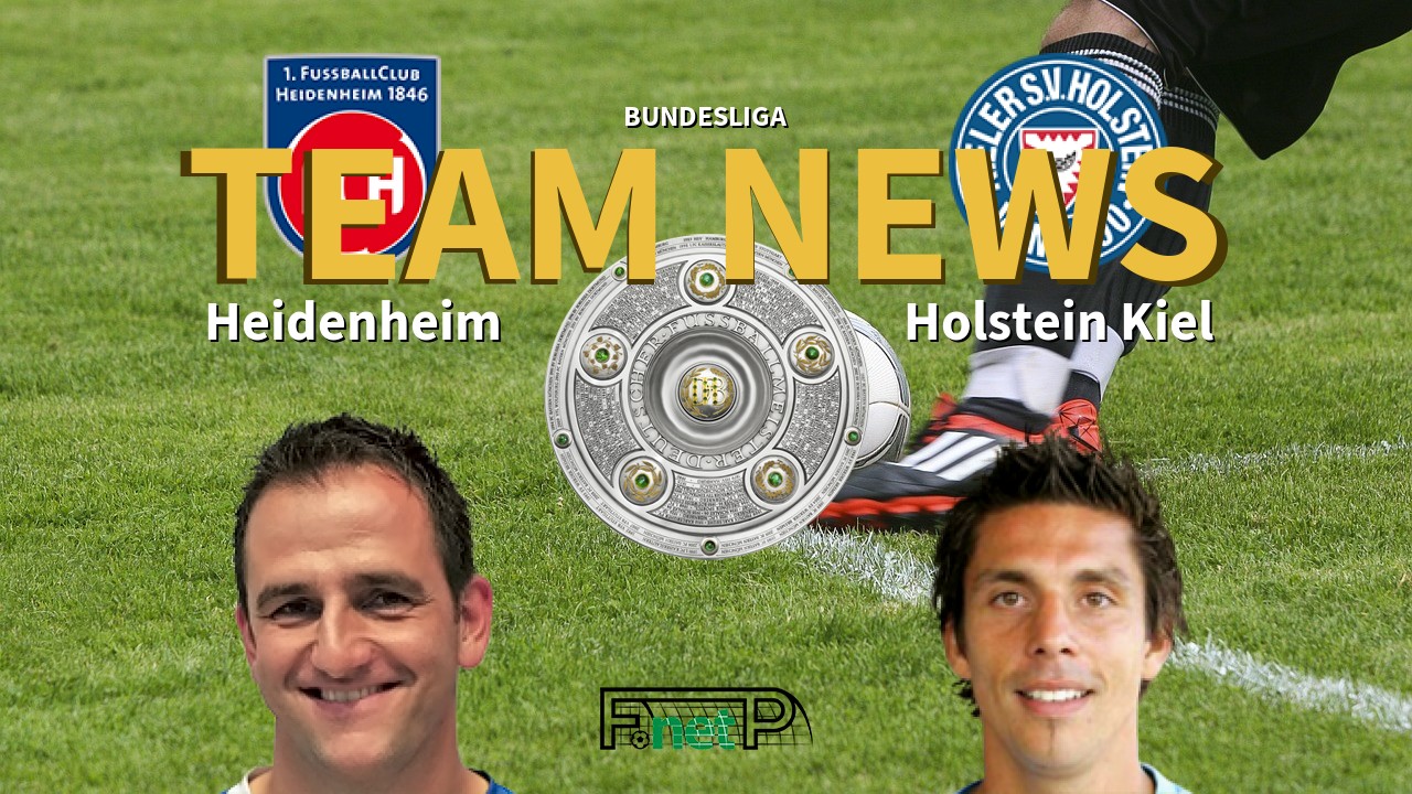 Bundesliga News: Heidenheim vs Holstein Kiel Confirmed Line-ups
