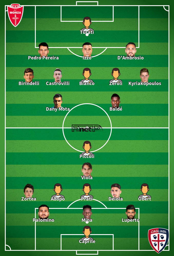 Cagliari v Monza Onces Probables 30-03-2025