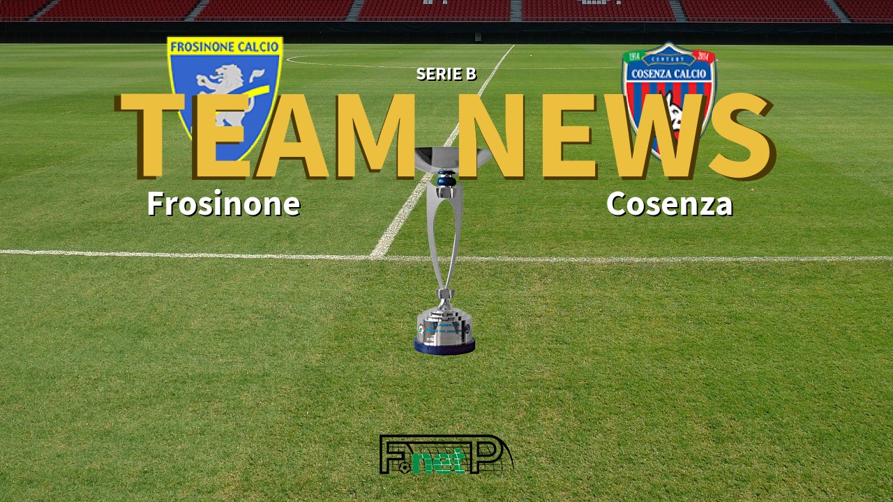 Serie B News: Frosinone vs Cosenza Confirmed Line-ups