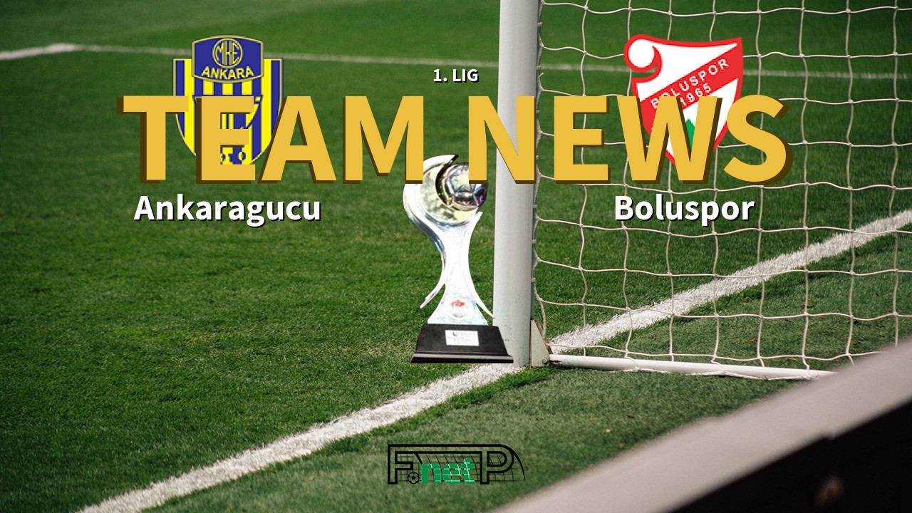 1. Lig News: MKE Ankaragücü vs Boluspor Confirmed Line-ups