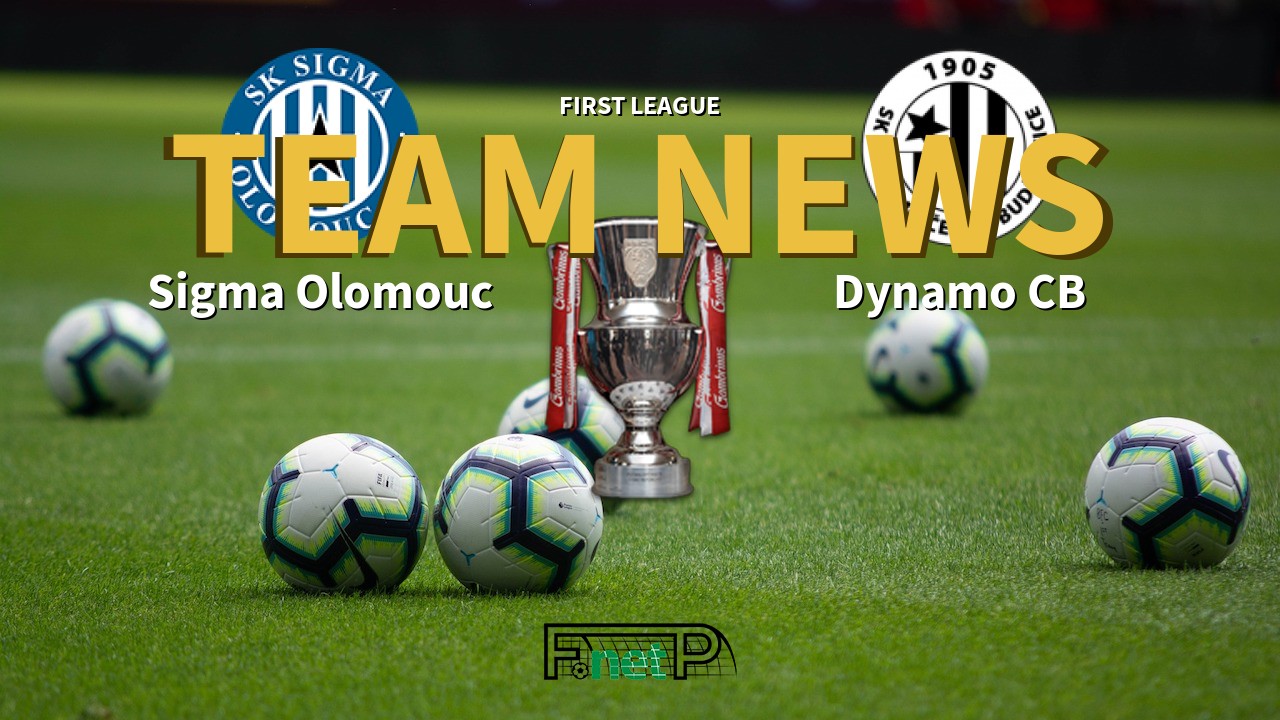First League News: Sigma Olomouc vs Dynamo České Budějovice Confirmed Line-ups