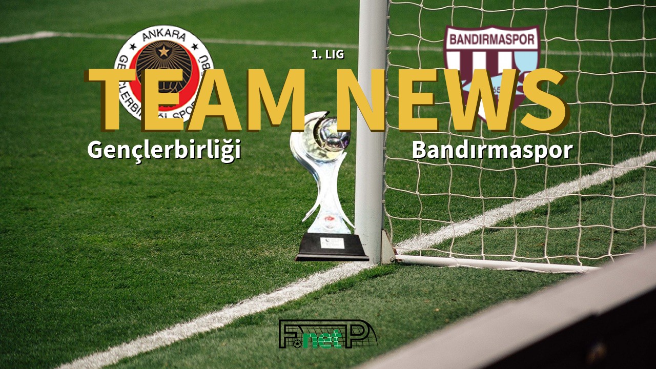1. Lig News: Gençlerbirliği vs Bandırmaspor Confirmed Line-ups