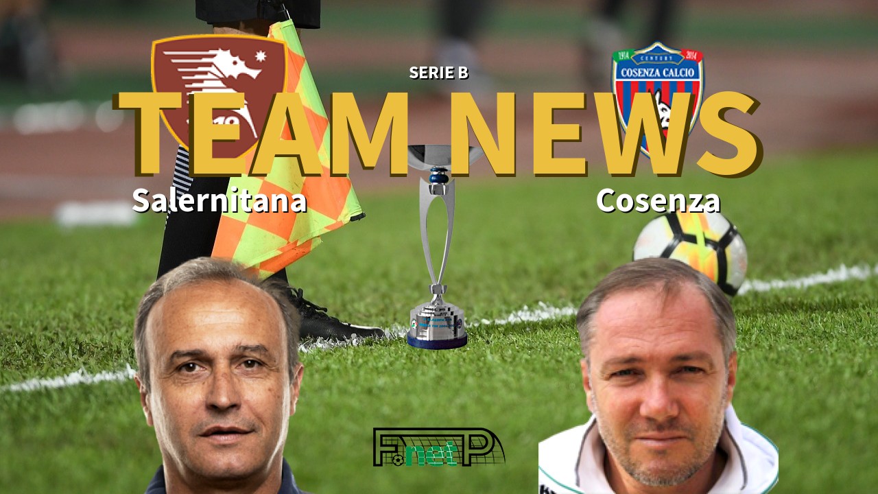 Serie B News: Salernitana vs Cosenza Confirmed Line-ups