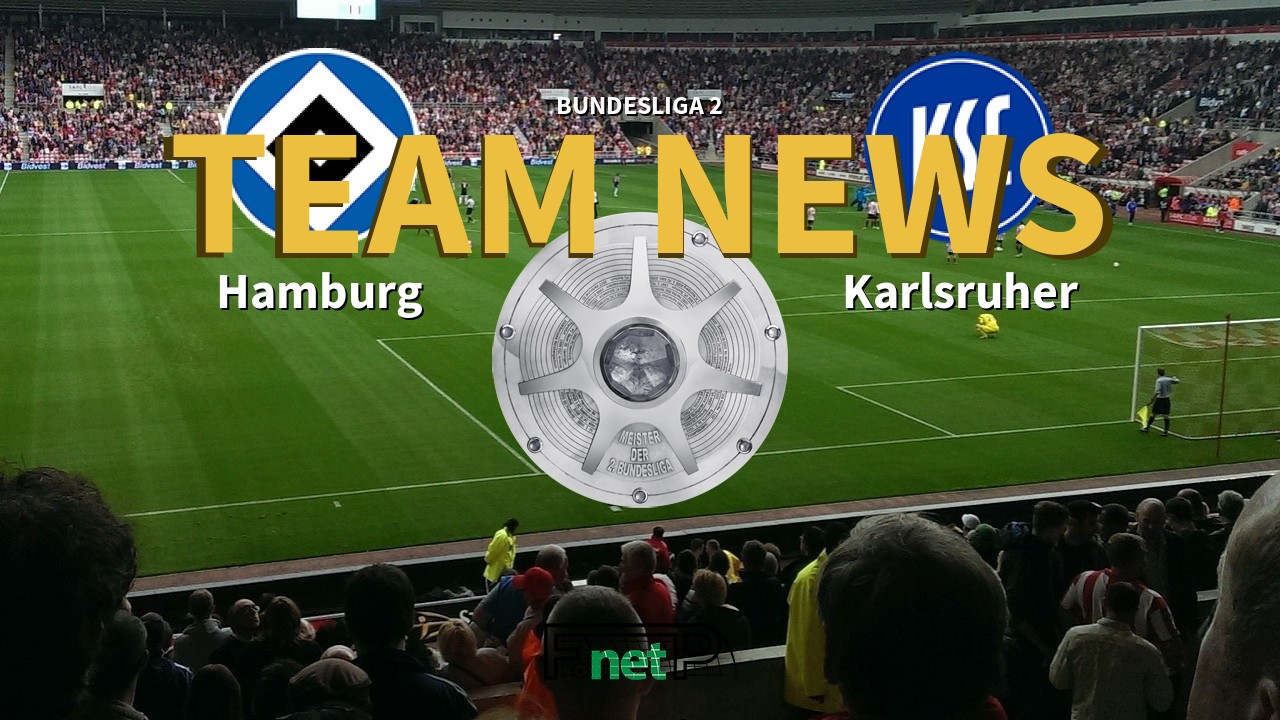 Bundesliga 2 News: Hamburg vs Karlsruhe Confirmed Line-ups