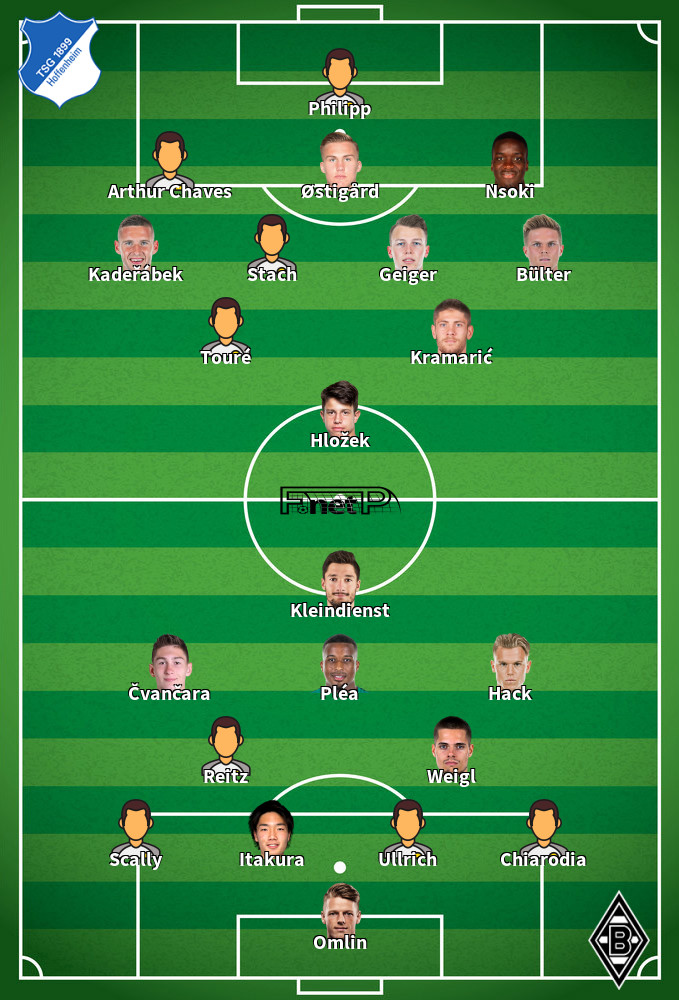 Gladbach v Hoffenheim Predicted Lineups 03-05-2025