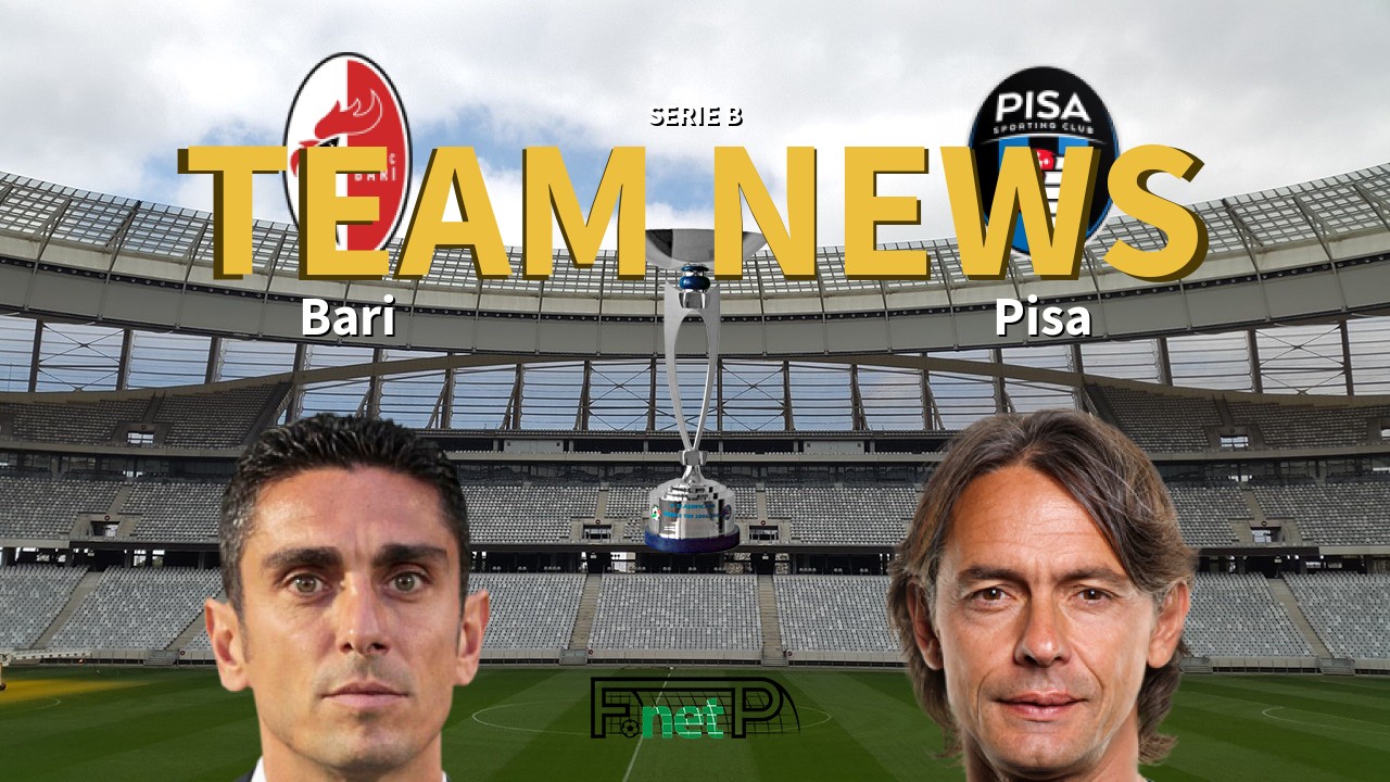 Serie B News: AS Bari vs Pisa Confirmed Line-ups
