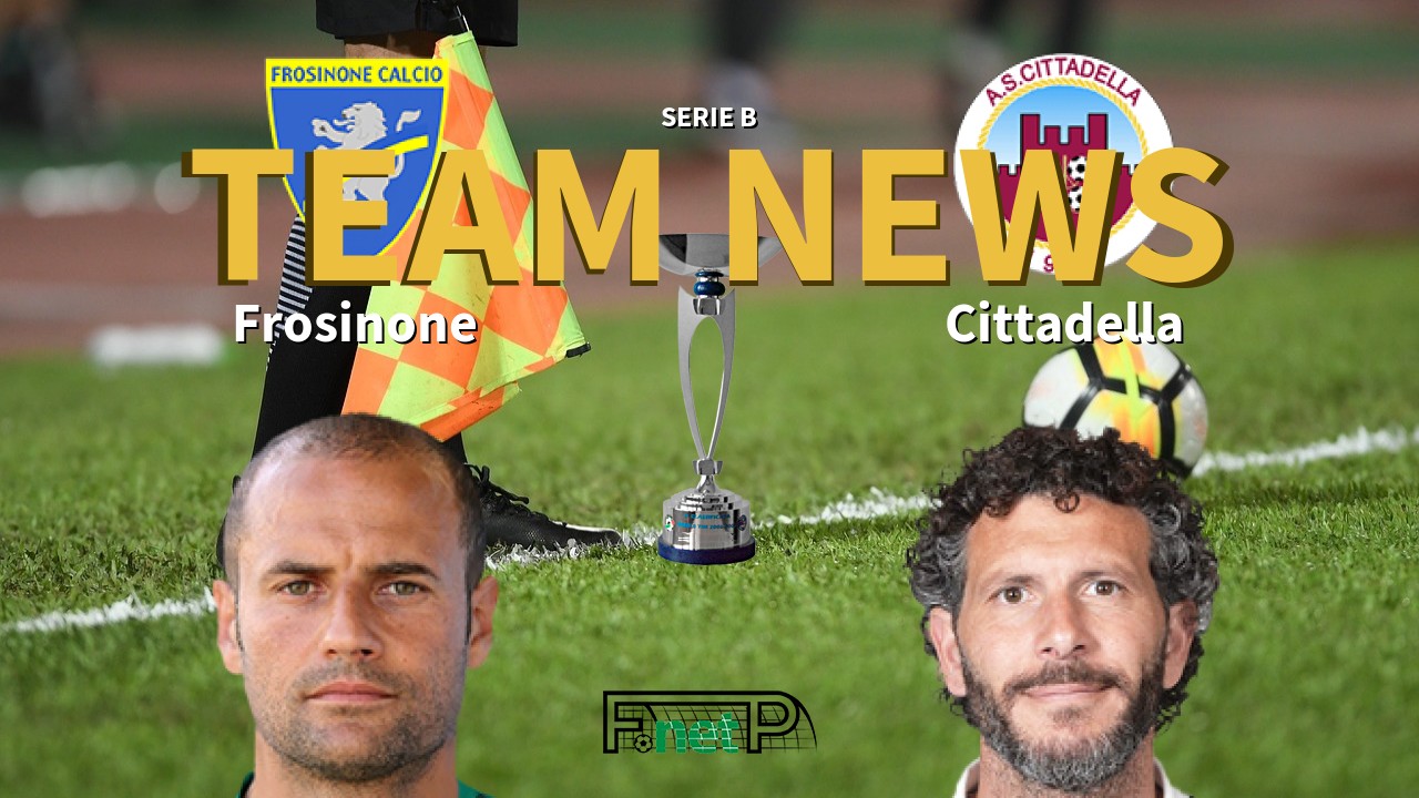 Serie B News: Frosinone vs Cittadella Confirmed Line-ups