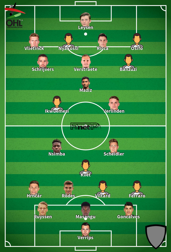 Dender v Oud-Heverlee Leuven Composition d'équipe probable 11-05-2025