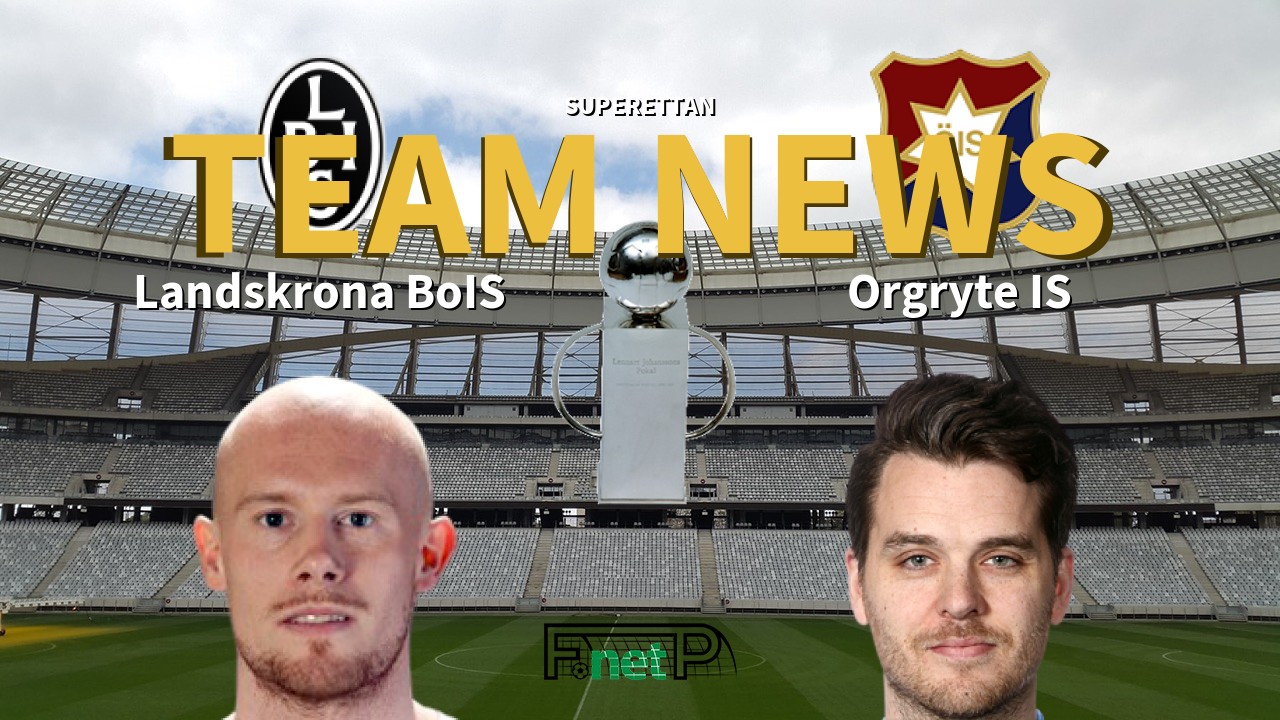 Superettan News: Landskrona BoIS vs Orgryte Confirmed Line-ups