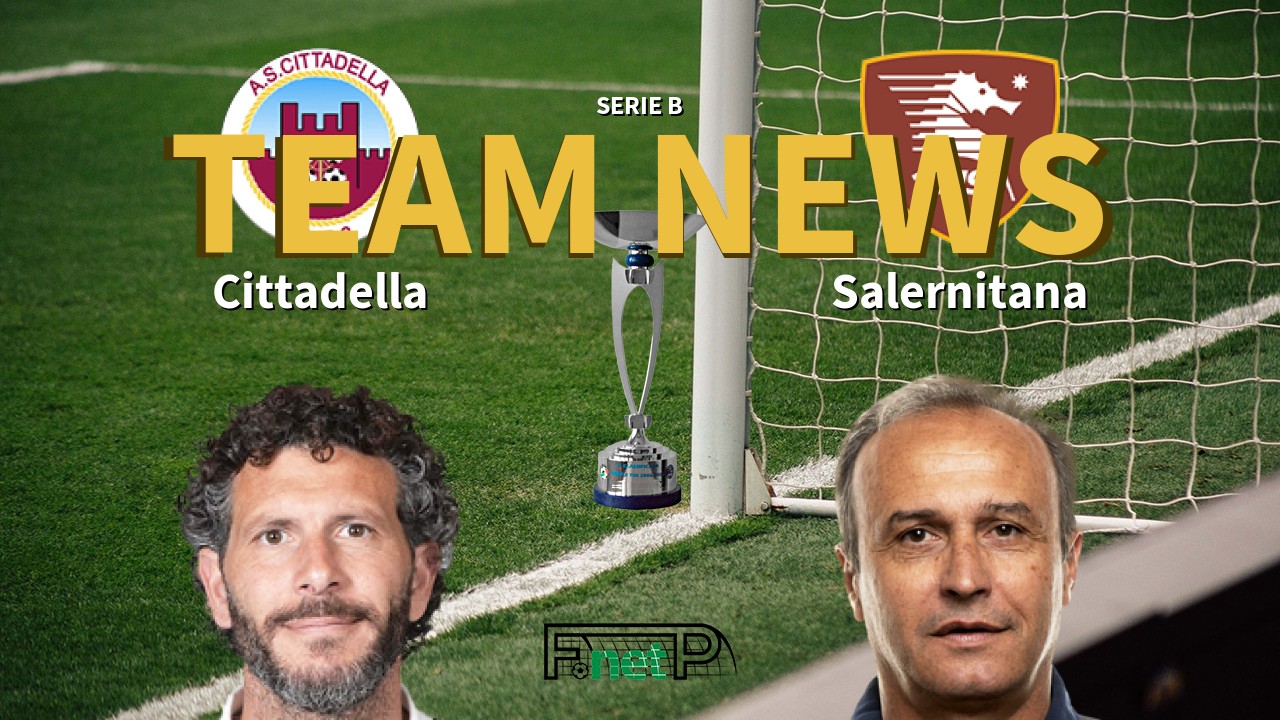 Serie B News: Cittadella vs Salernitana Confirmed Line-ups