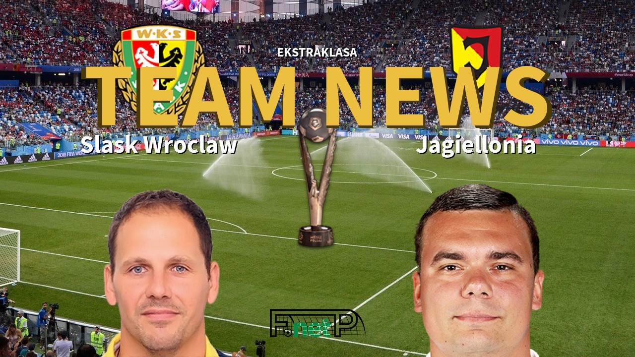 Ekstraklasa News: Śląsk Wrocław vs Jagiellonia Białystok Confirmed Line-ups