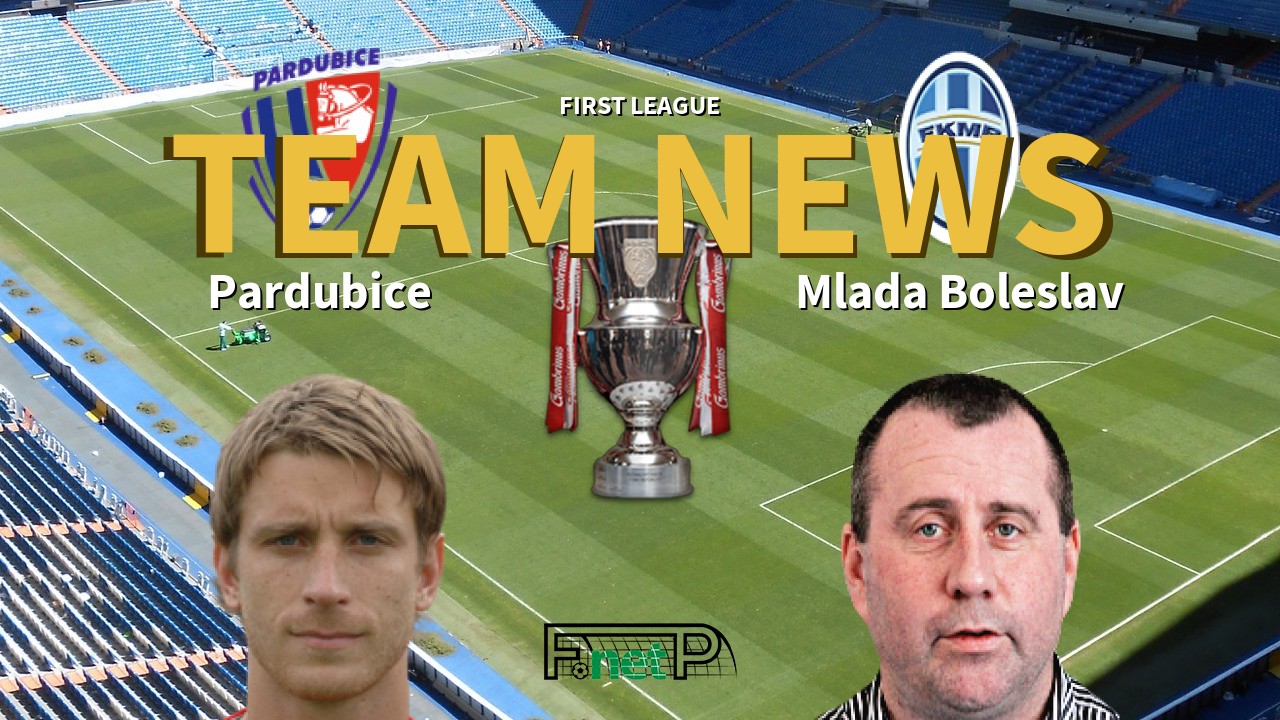 First League News: Pardubice vs Mladá Boleslav Confirmed Line-ups