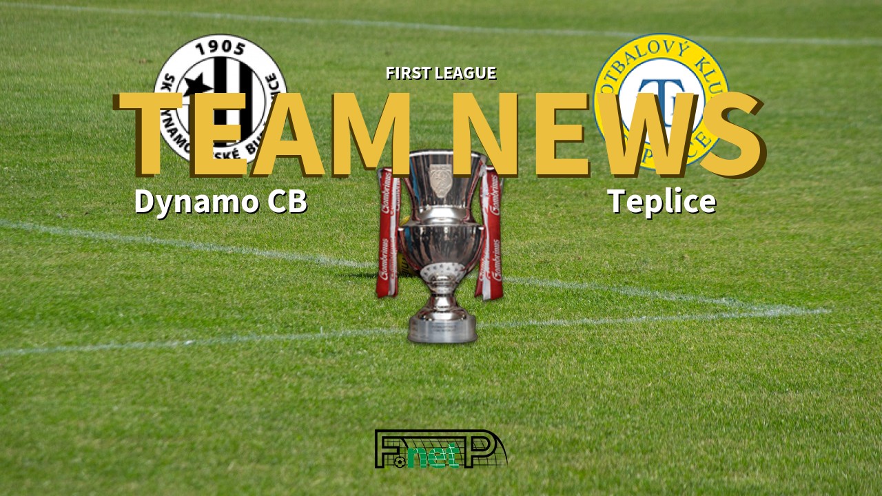 First League News: Dynamo České Budějovice vs Teplice Confirmed Line-ups