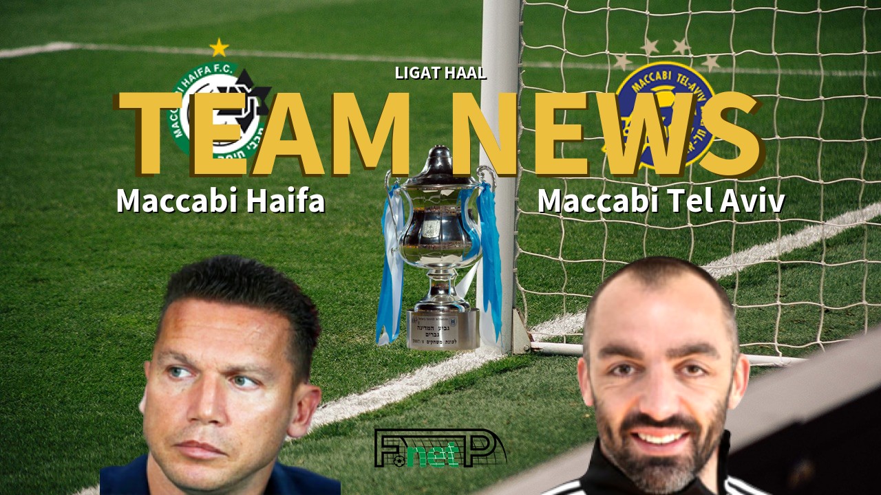 Ligat HaAl News: Maccabi Haifa vs Maccabi Tel Aviv Confirmed Line-ups
