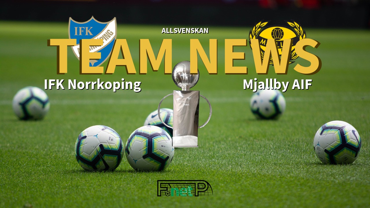 Allsvenskan News: IFK Norrköping vs Mjällby AIF Confirmed Line-ups