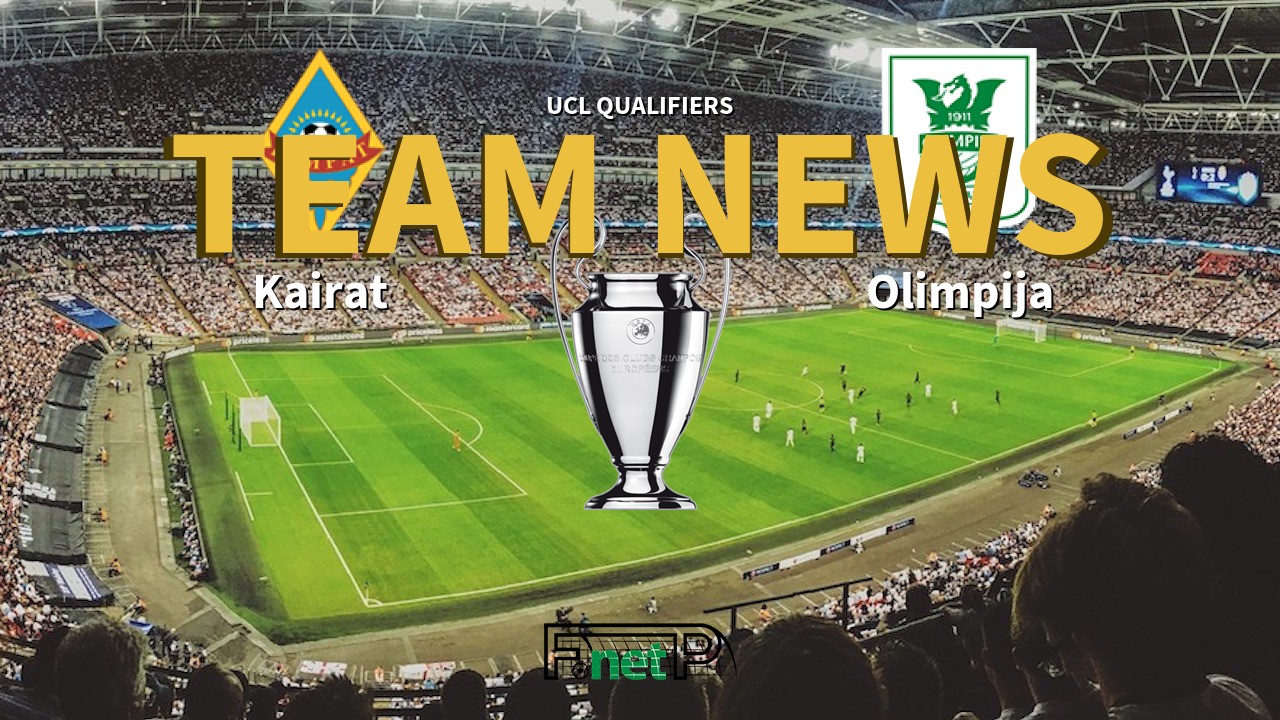 UCL Qualifiers News: Kairat vs Olimpija Ljubljana Confirmed Line-ups