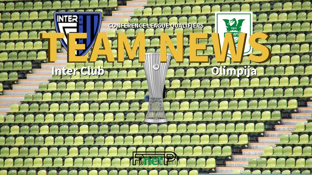 Conference League Qualifiers News: Inter Club d'Escaldes vs Olimpija Ljubljana Confirmed Line-ups