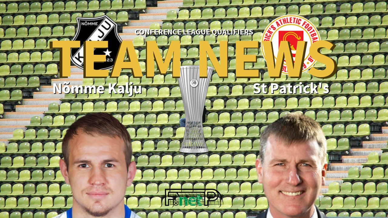 Conference League Qualifiers News: Nõmme Kalju vs St. Patrick's Athletic Confirmed Line-ups