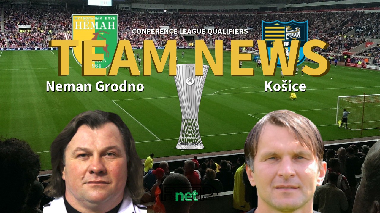 Conference League Qualifiers News: Neman Grodno vs Košice Confirmed Line-ups