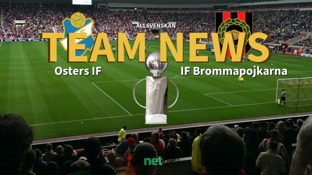 Allsvenskan News: Östers IF vs IF Brommapojkarna Confirmed Line-ups