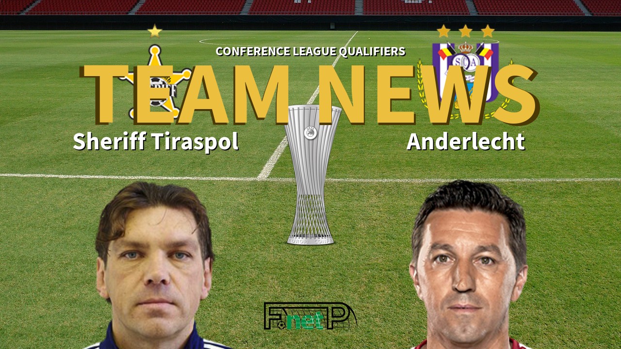 Conference League Qualifiers News: Sheriff Tiraspol vs RSC Anderlecht Confirmed Line-ups