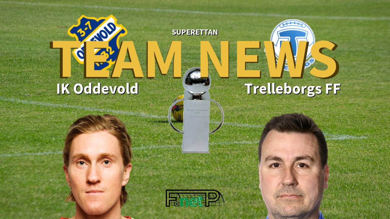 Superettan News: IK Oddevold vs Trelleborgs FF Confirmed Line-ups