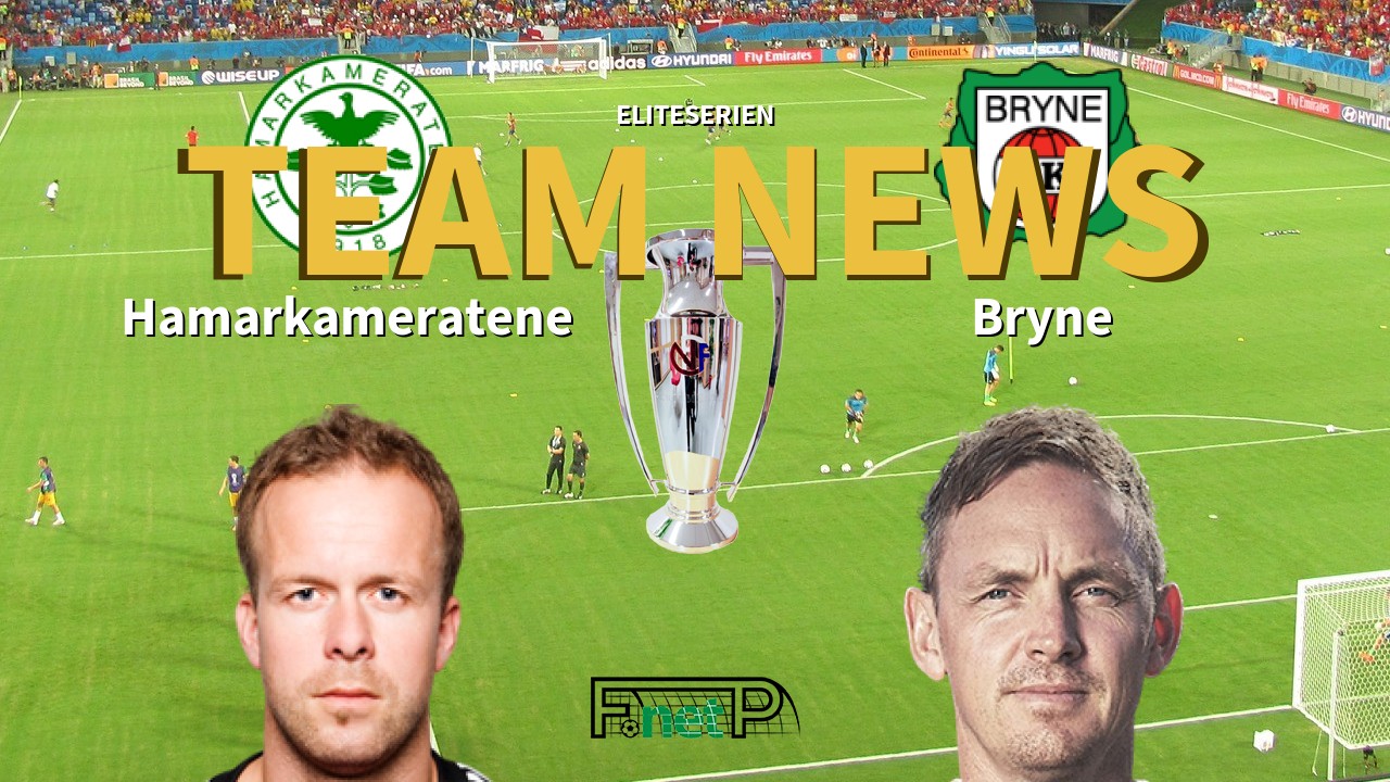 Eliteserien News: Hamarkameratene vs Bryne Confirmed Line-ups