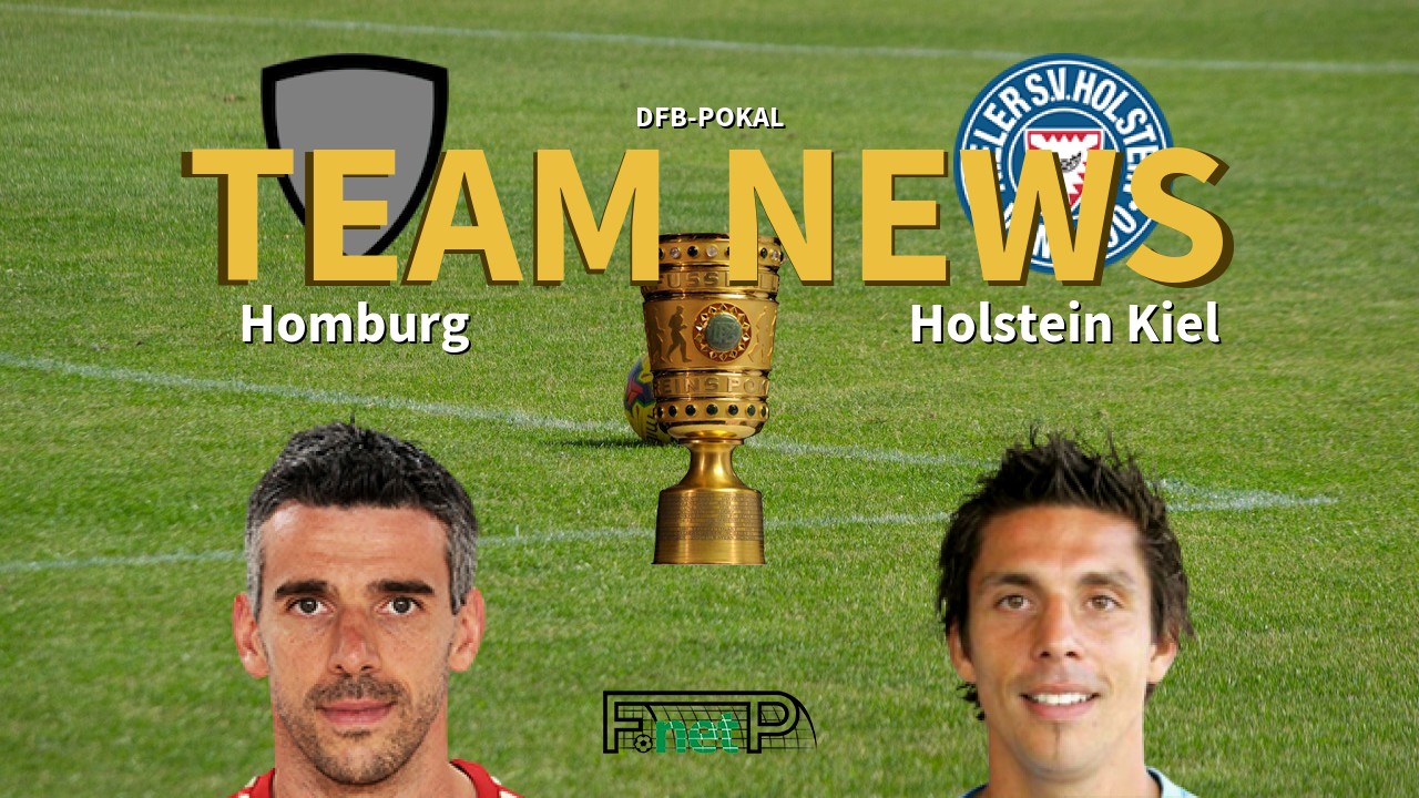 DFB-Pokal News: Homburg vs Holstein Kiel Confirmed Line-ups