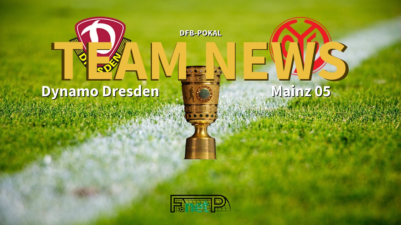 DFB-Pokal News: Dynamo Dresden vs Mainz Confirmed Line-ups