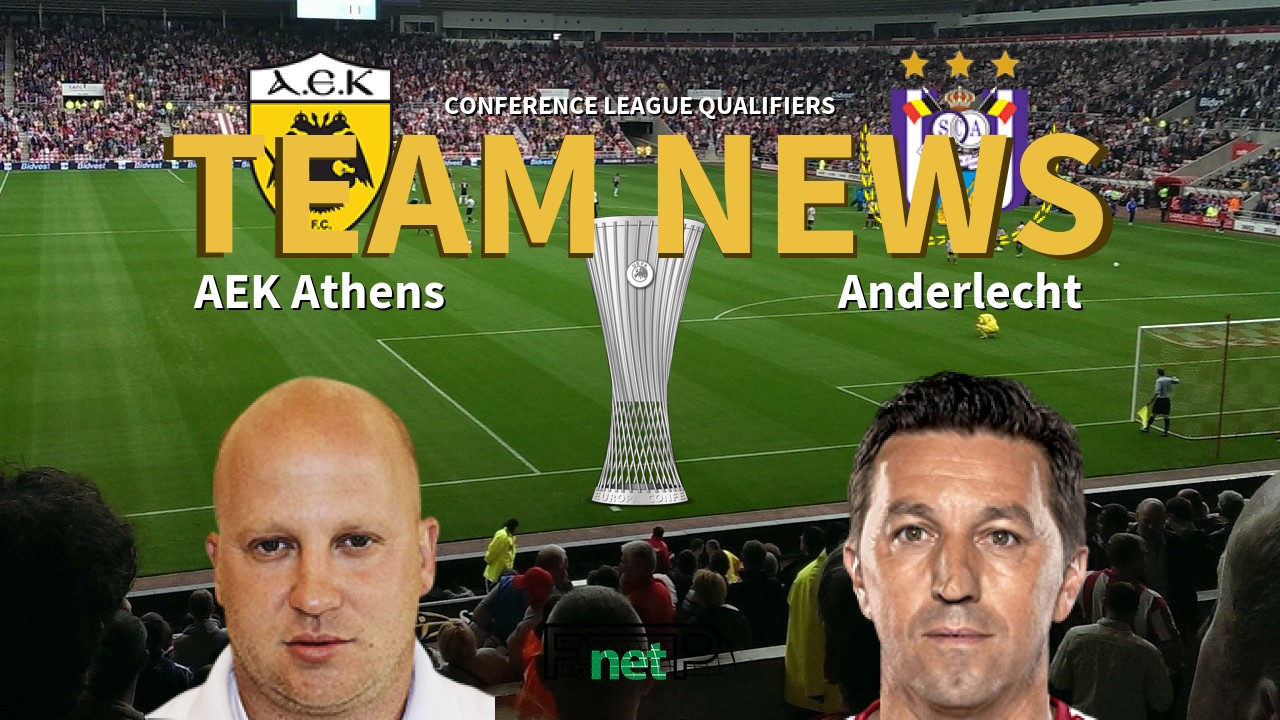 Conference League Qualifiers News: AEK Athens vs RSC Anderlecht Confirmed Line-ups