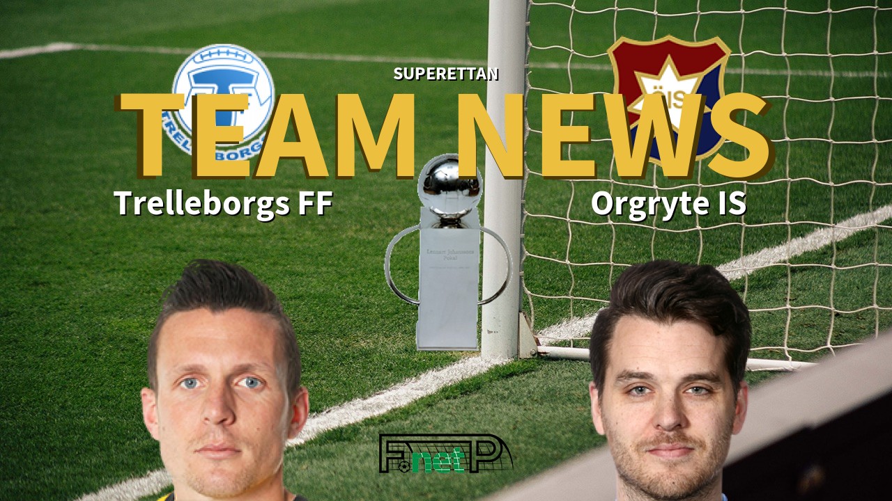 Superettan News: Trelleborgs FF vs Orgryte Confirmed Line-ups