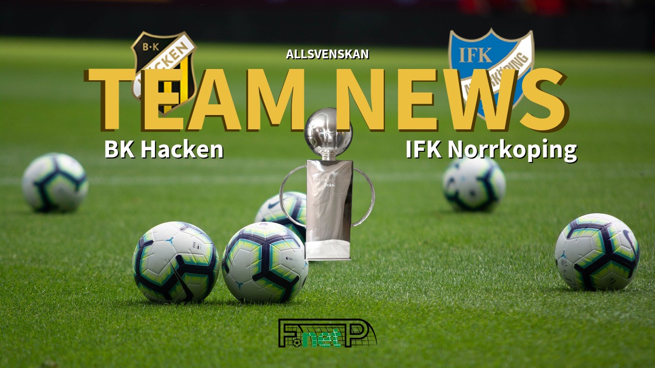 Allsvenskan News: BK Häcken vs IFK Norrköping Confirmed Line-ups