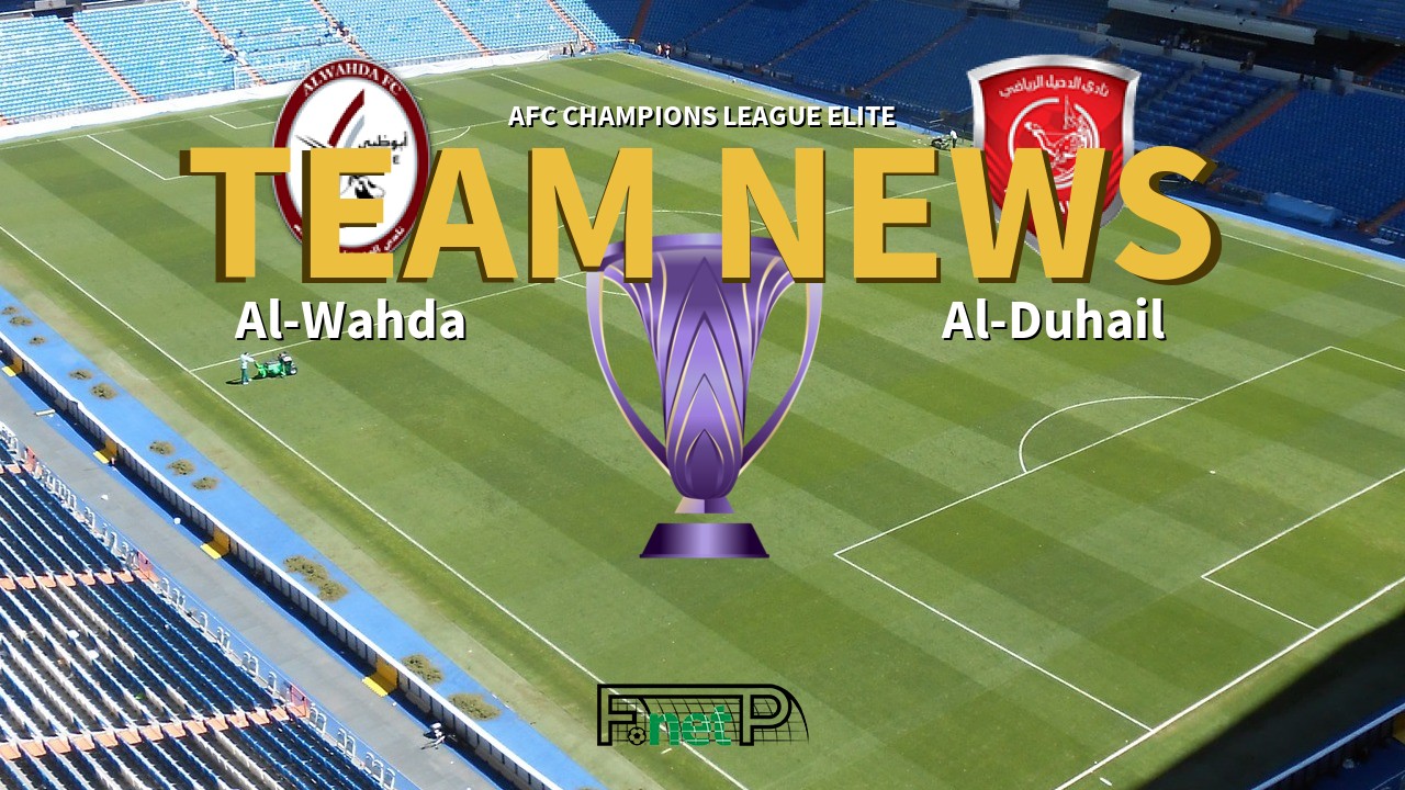 AFC Champions League Elite News: Al-Wahda vs Al-Duhail Confirmed Line-ups