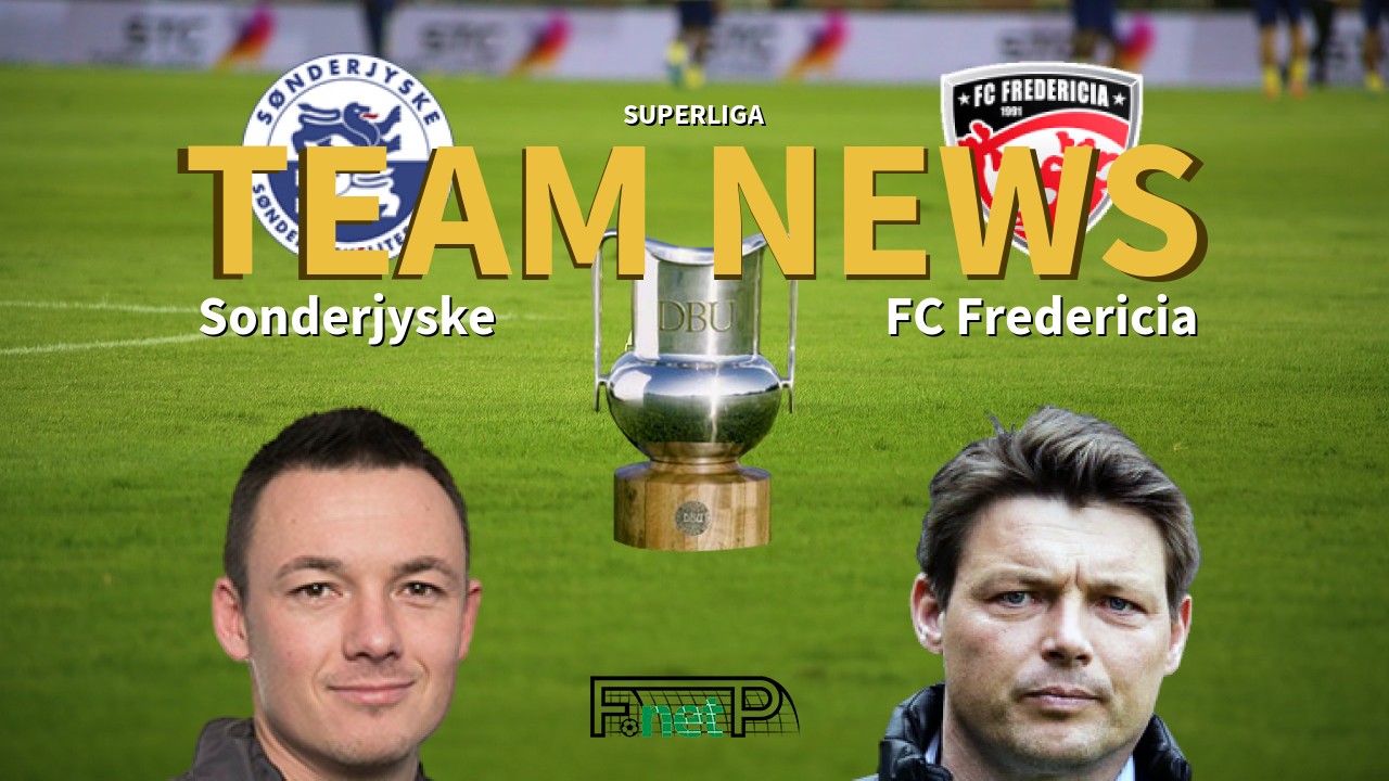 Superliga News: SønderjyskE vs Fredericia Confirmed Line-ups