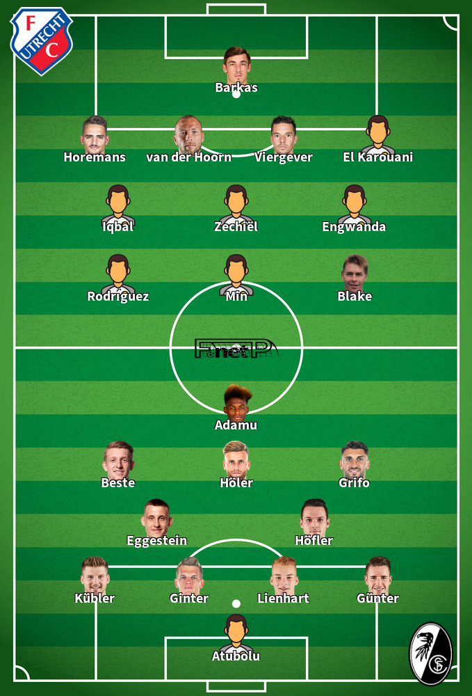 Freiburg v FC Utrecht Predicted Lineups 23-10-2025