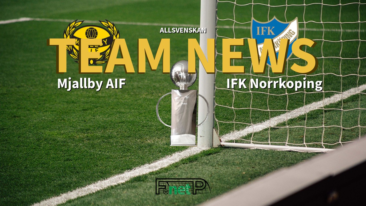 Allsvenskan News: Mjällby AIF vs IFK Norrköping Confirmed Line-ups