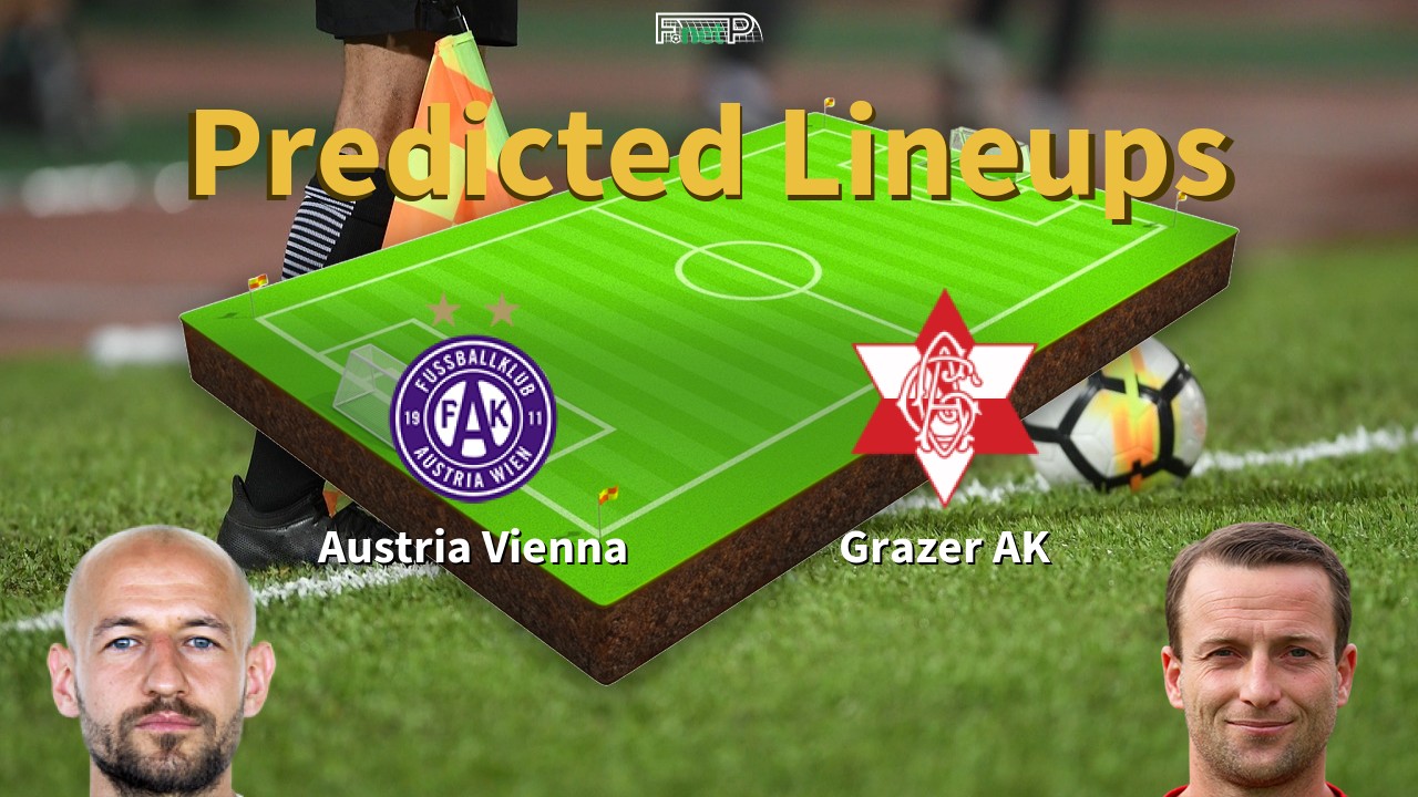 Predicted Lineups and Player News for Austria Vienna vs Grazer AK 08/11/25 - Bundesliga News
