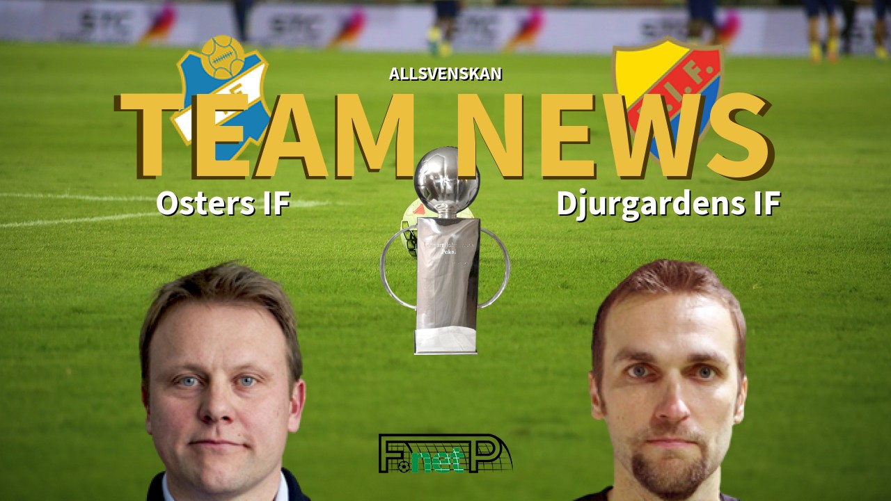Allsvenskan News: Östers IF vs Djurgårdens IF Confirmed Line-ups