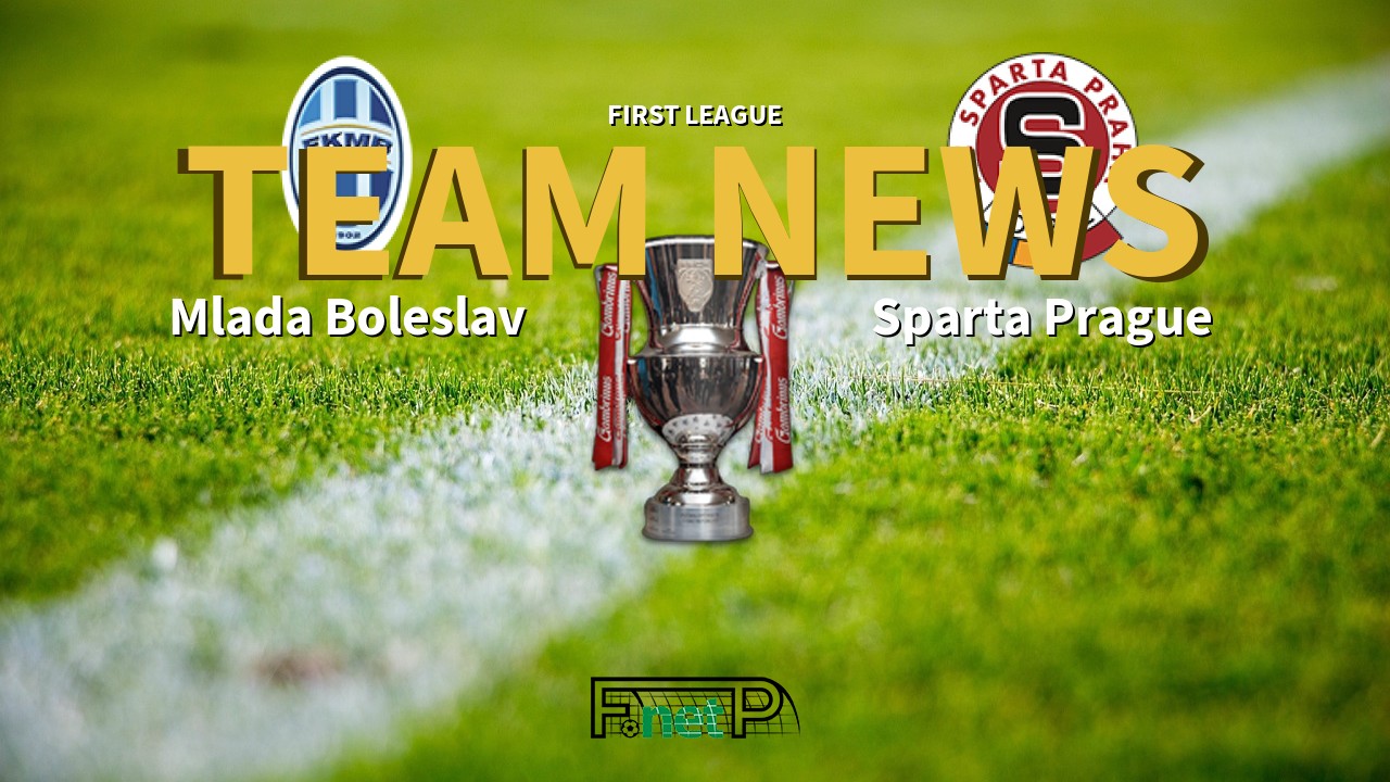 First League News: Mladá Boleslav vs Sparta Prague Confirmed Line-ups