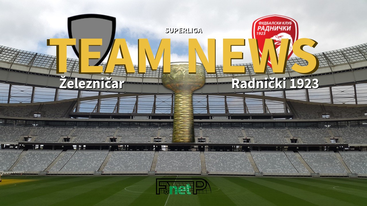 SuperLiga News: Železničar Pančevo vs Radnički 1923 Confirmed Line-ups