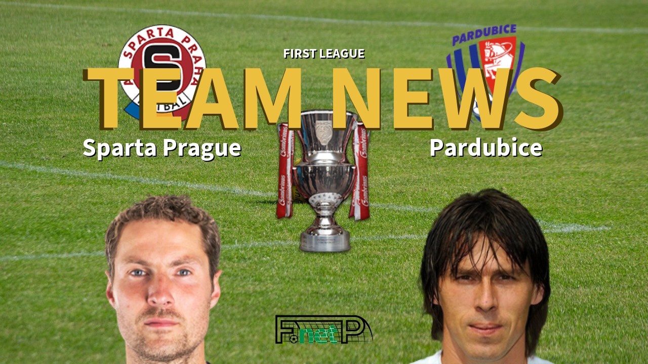 First League News: Sparta Prague vs Pardubice Confirmed Line-ups