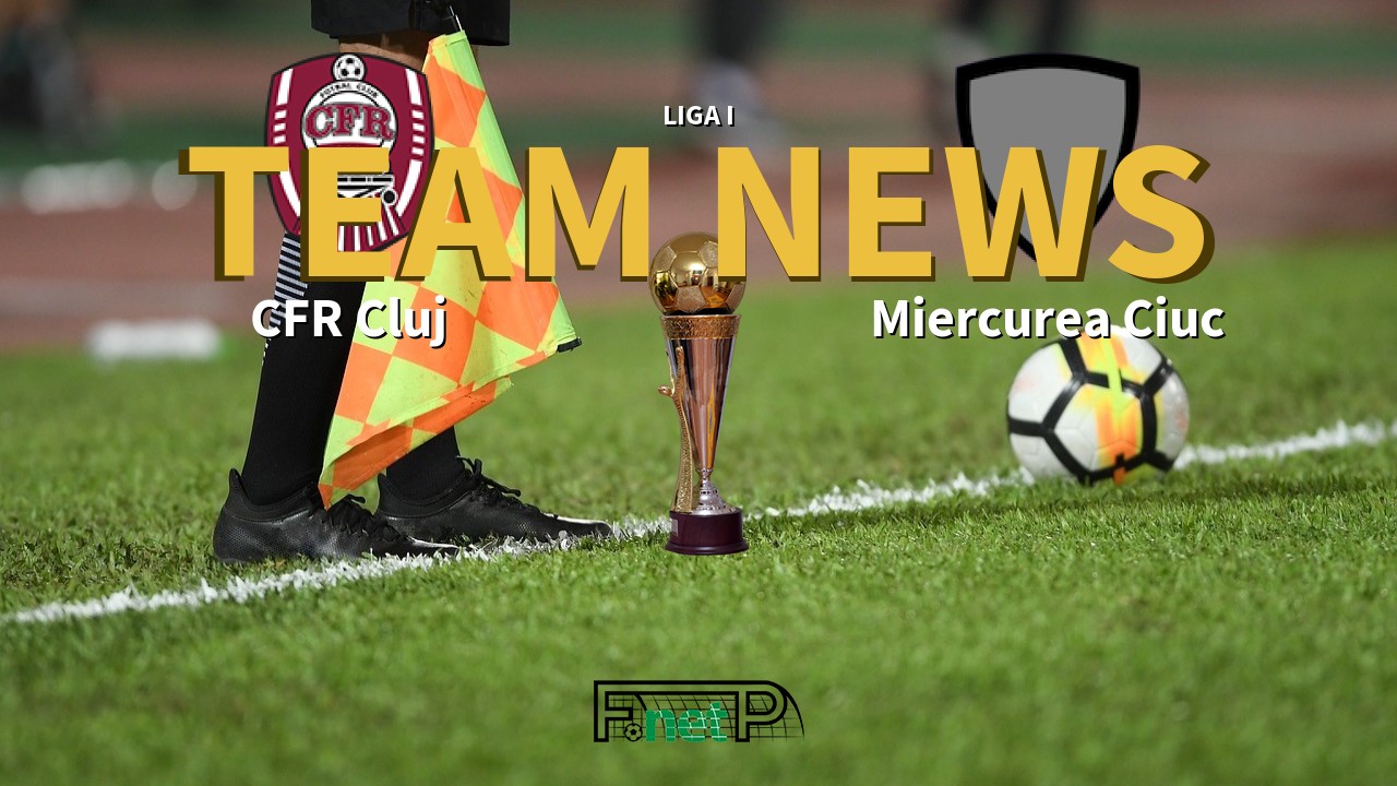 Liga I News: Cluj vs Miercurea Ciuc Confirmed Line-ups