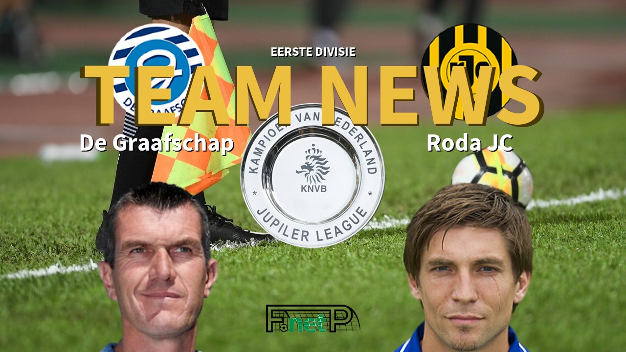 Eerste Divisie News: De Graafschap vs Roda JC Kerkrade Confirmed Line-ups