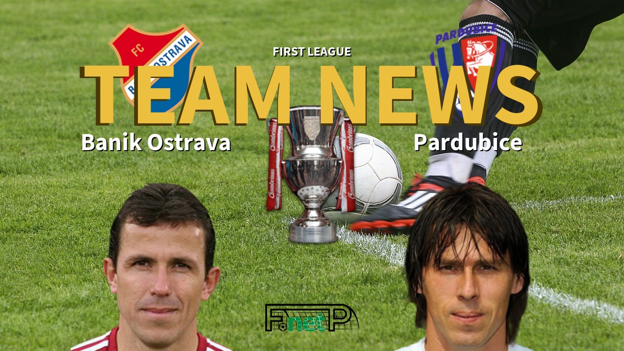 First League News: Baník Ostrava vs Pardubice Confirmed Line-ups